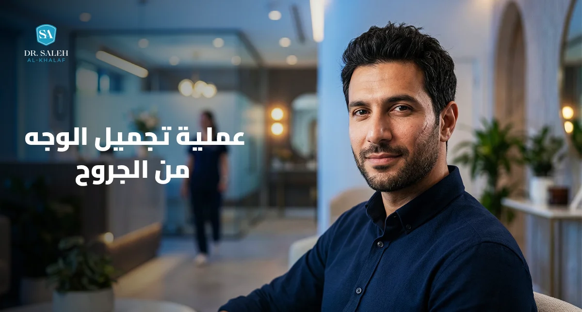 عملية تجميل الوجه من الجروح