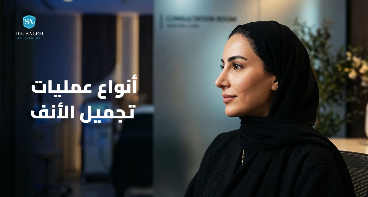 أنواع عمليات تجميل الأنف